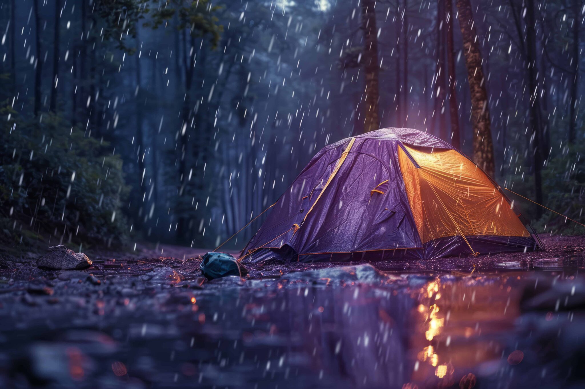 camping in the rain hacks