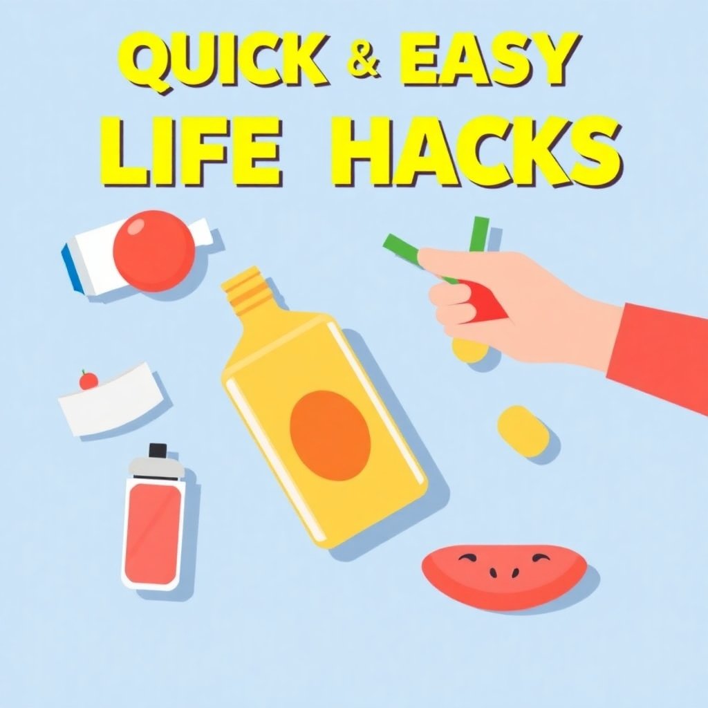 realistic image of Quick and easy life hacks